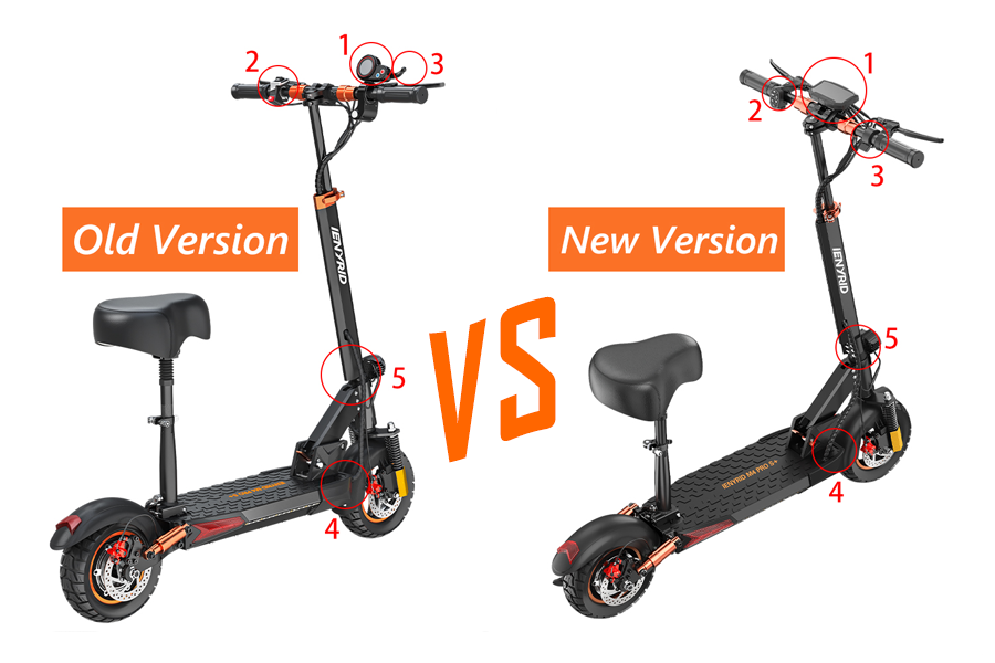 New Version Or Old? Comparison of iENYRID M4 Pro S+ Electric Scooter Versions