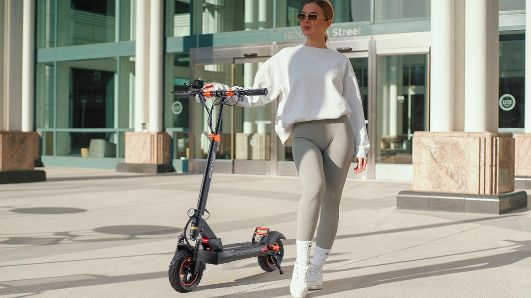 How long does the battery last on an electric scooter?