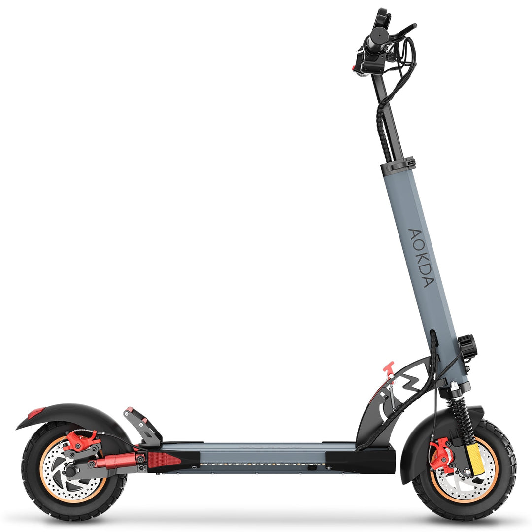 AOKDA A1 Folding Electric Scooter for Commuting, 800W Electric Scooter with 48V 10Ah Battery, Max Speed 45km/h, 15.5 Miles Distance, Max Load 265 Lbs