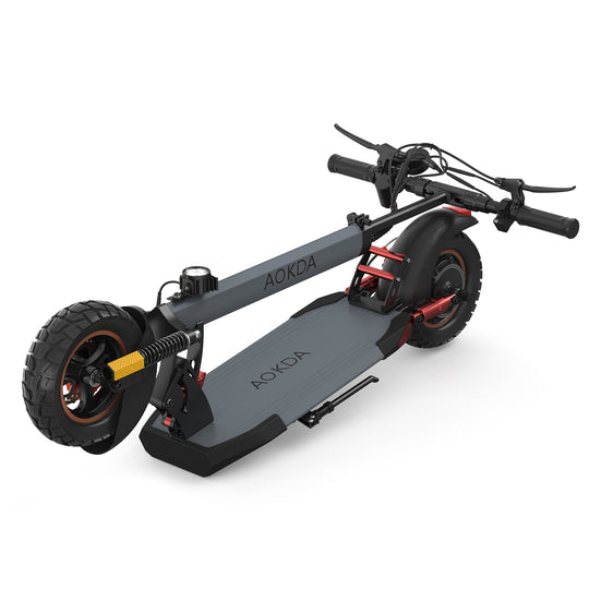 AOKDA A1 Folding Electric Scooter for Commuter, 800W Electric Scooter with 48V 12.5Ah Battery, Max Speed 45km/h, 15.5 Mi Distance, Max Load 265 Lbs