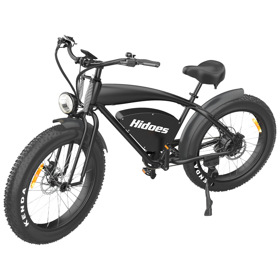 Hidoes B3 Fat Tire Electric Bike With 1200W Peak Motor, 48V 18.2Ah Battery, Max Speed 37 MPH, Long Range 60 Miles, Max Load 150 Kg, 26" Wheel