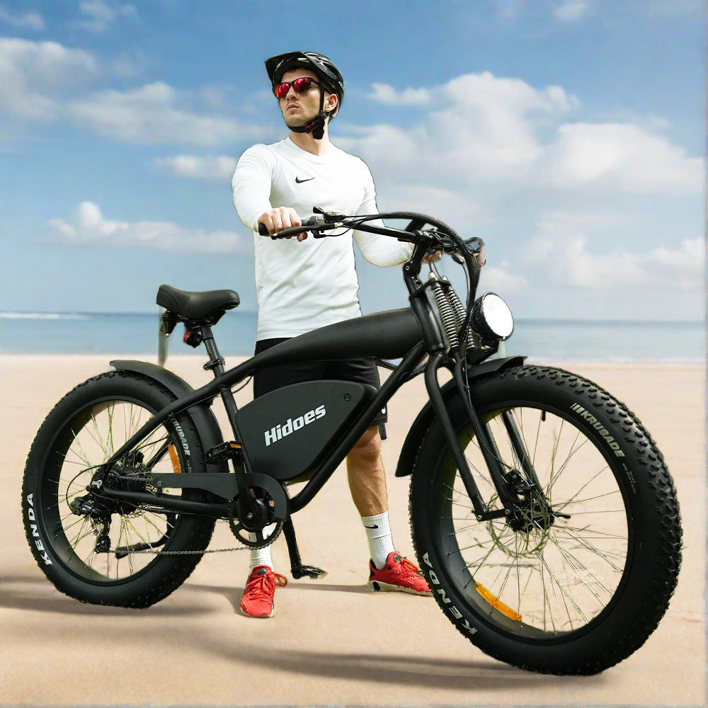 Hidoes B3 Electric Bike With 1200W Motor, 48V 18.2Ah Battery, Max Speed 60KMH, Long Range 60 Miles Single Charge, Max Load 120Kg