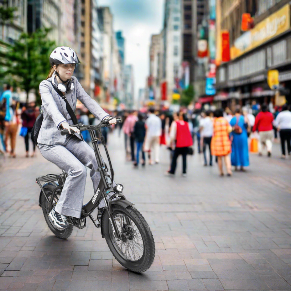 Hidoes C2 eBike: Elevate Your Commute with an 800W Folding Electric Bike, 48V 12Ah Battery, and 35-Mile Long Range, Max Speed 25 Mph, Payload 120 Kg
