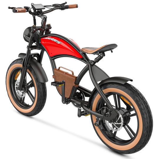 Hidoes B10 Electric Bike, 1000W Fat Tire Electric Bike, Cruiser E-bike with 48V 12.5Ah Battery, Long Range 40 Miles, Max Speed 28 MPH , Payload 150Kg