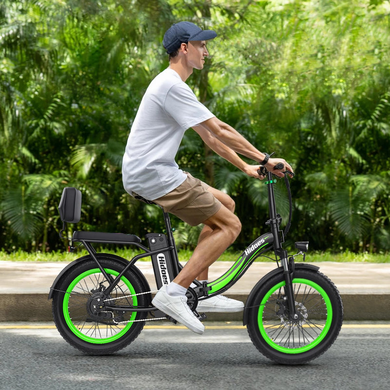 Hidoes C1 Folding Electric Bike, E-Bike with Removeable Battery, 750W Motor, 48v 13Ah Battery, Fast Speed 25 MPH, Long Range 22 Miles