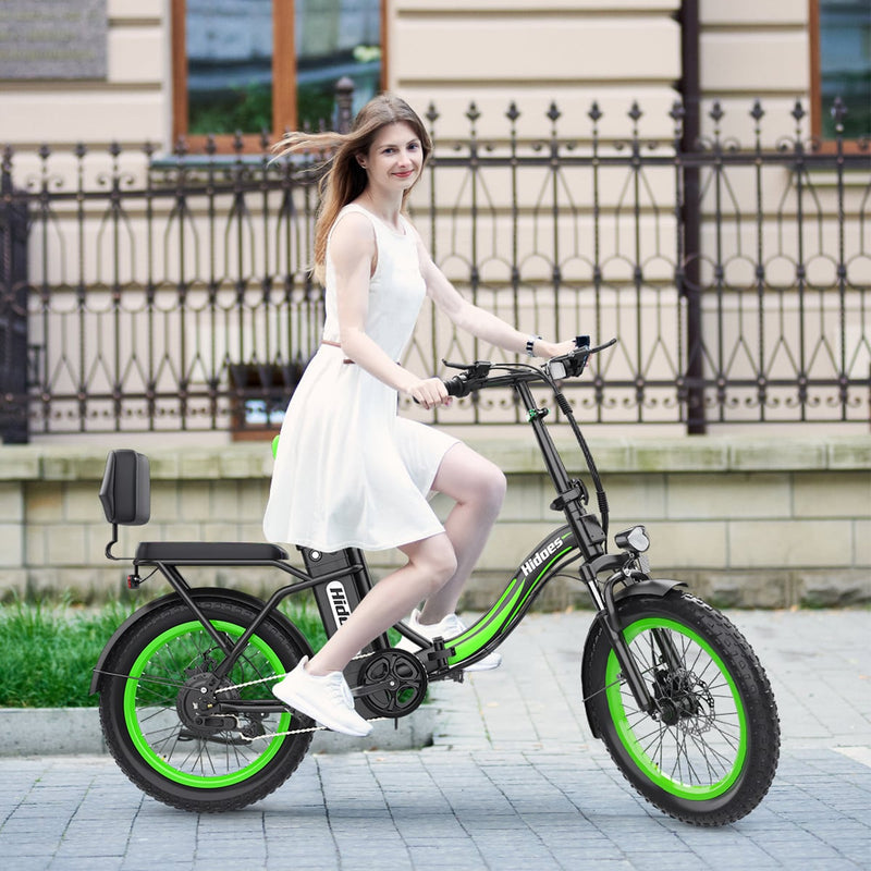 Hidoes C1 Folding Electric Bike, E-Bike with Removeable Battery, 750W Motor, 48v 13Ah Battery, Fast Speed 25 MPH, Long Range 22 Miles