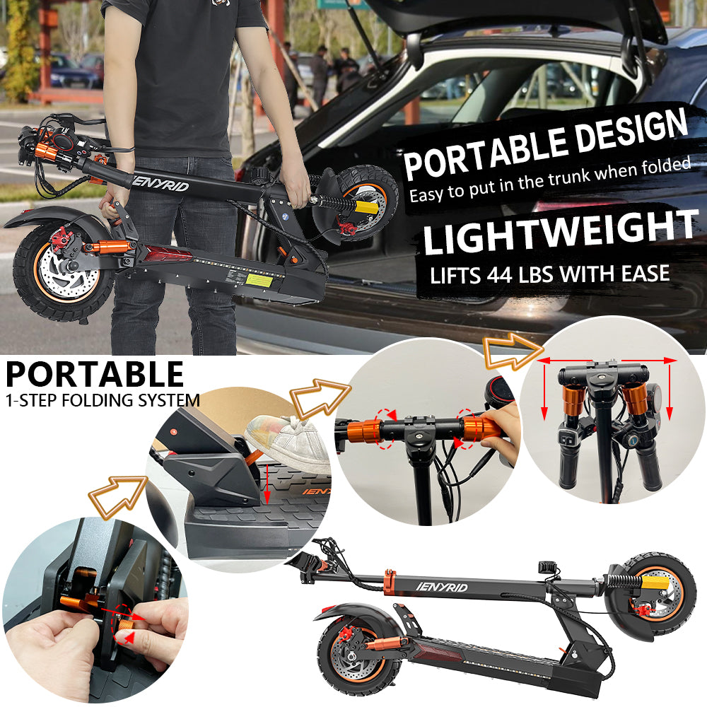 iENYRID M4 Pro S+ electric scooter off road all terrain with folding design