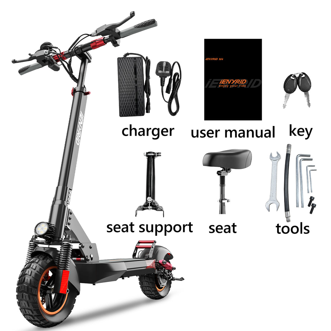 iENYRID M4 off road electric scooter in the box