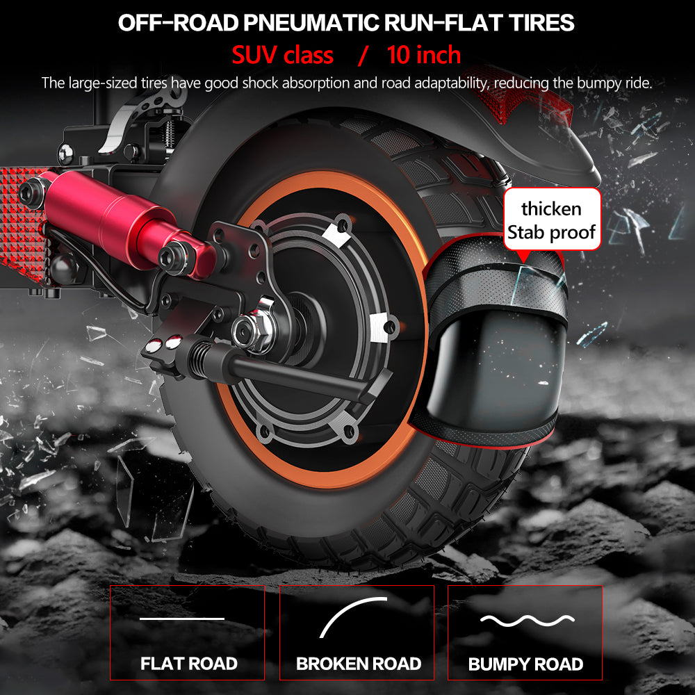 iENYRID M4 off road electric scooter with 10" off road tire