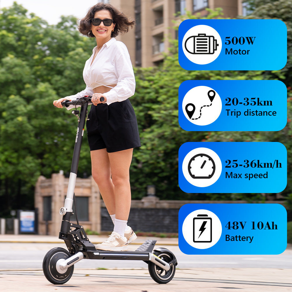 Foldable Commuting Electric Scooter Adults 500W Motor E Scooter with  10ahBattery