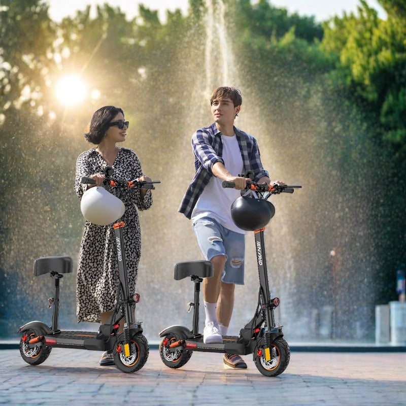 iENYRID M4 Pro S+ Electric Scooter with Seat, 800W Off Road Electric Scooter, 48V 16Ah Battery, Long Range 31 Miles, Max Speed 28 Mph, Payload 330Lbs