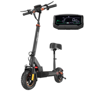 iENYRID M4 Pro S+ 800W Electric Scooter with Seat – 28 MPH, Off-Road, Black & Gold