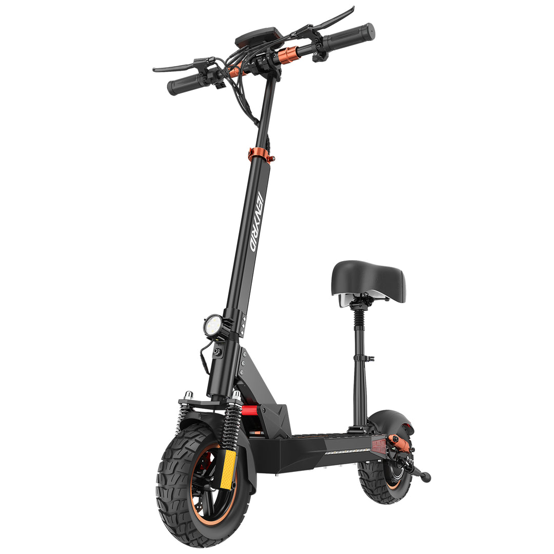 iENYRID M4 Pro S+ Electric Scooter with Seat, 800W Off Road Electric Scooter, 48V 16Ah Battery, Long Range 31 Miles, Max Speed 28 Mph, Payload 330Lbs