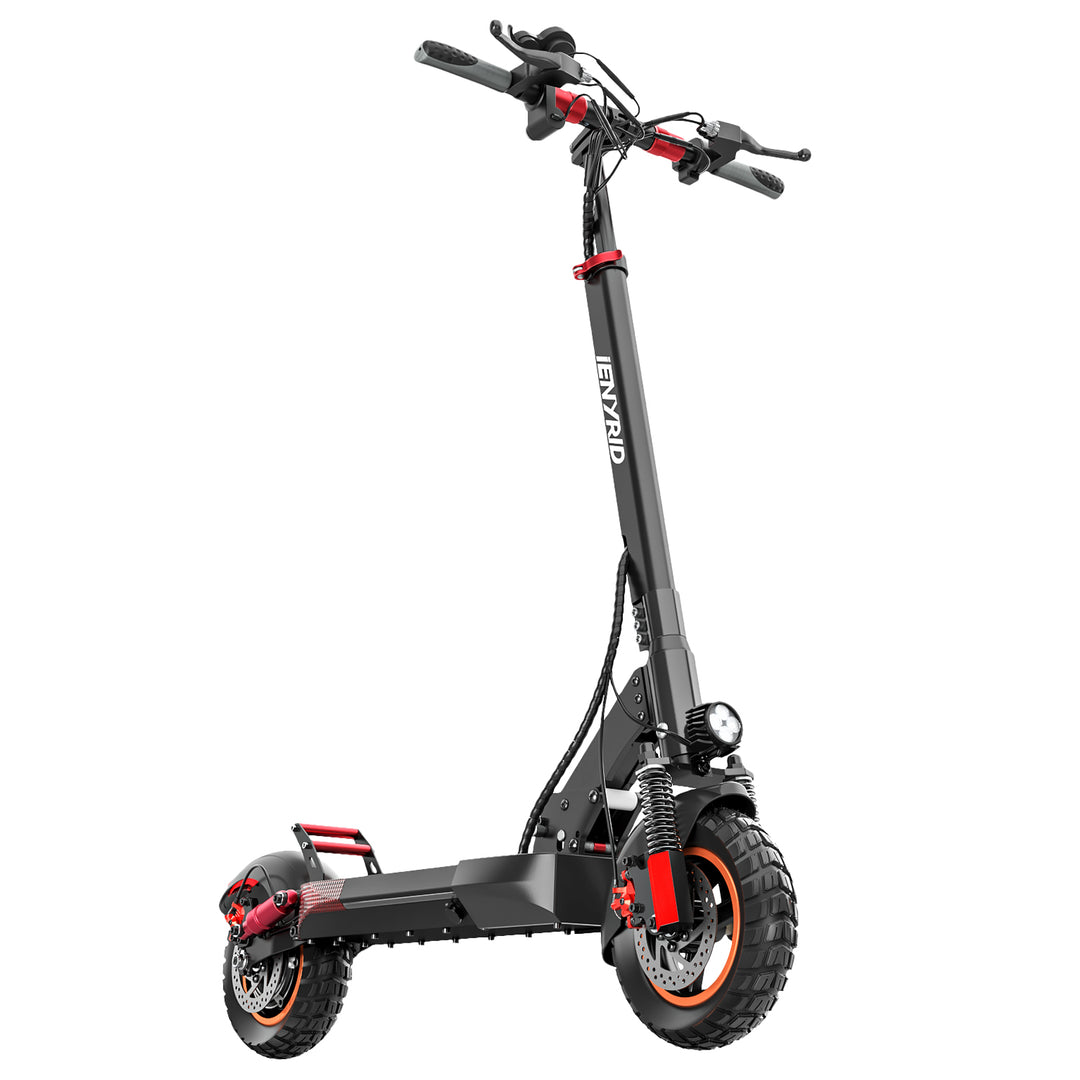 600W Electric Scooter with Seat, iENYRID M4 E Scooter, 24-28 MPH Top Speed  Motorized Kick Scooter, 25-30 Miles Long Range Adult Scooter, Dual