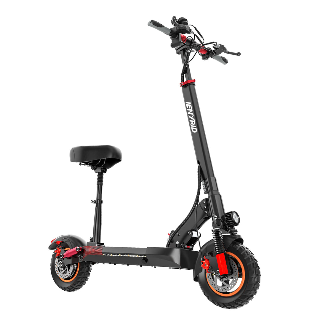 Scooter eléctrico de 600 W con asiento, scooter iENYRID M4 E, scooter  motorizado de velocidad máxima de 24-28 MPH, scooter motorizado de 25-30  millas