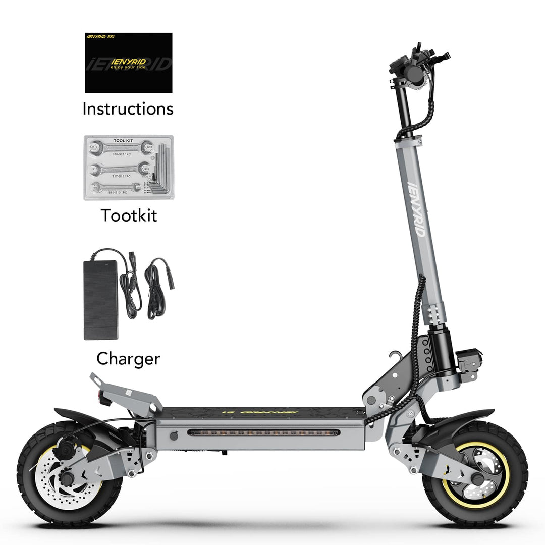 iENYRID S1 Off-Road Electric Scooter， 700w electric scooter adults