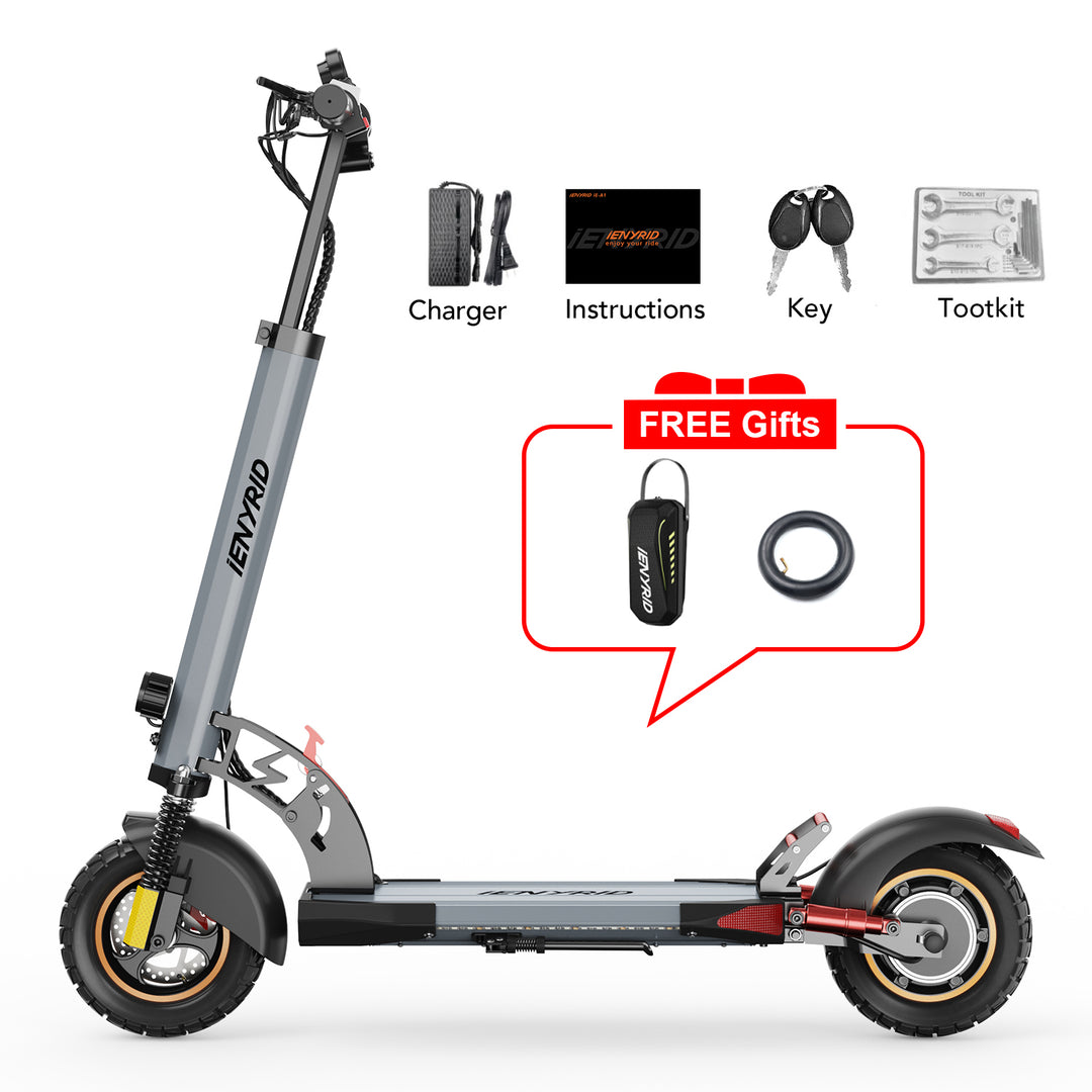 iENYRID A1 electric scooter for adults with 800w motor, max speed 28 mph, free bag include
