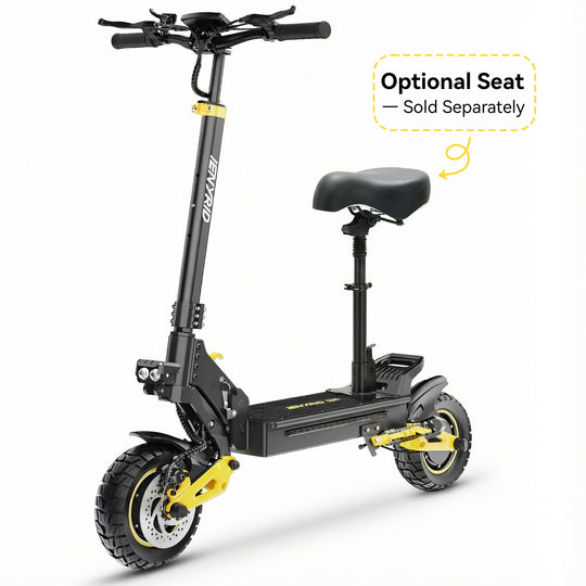 iENYRID ES1 electric scooter with removeable seat, 2400w dual motor electric scooter