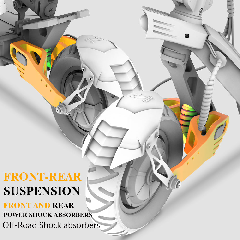 iENYRID ES30 2400W Dual motor electric scooter off road all terrain for adults with front and rear shock absorbers