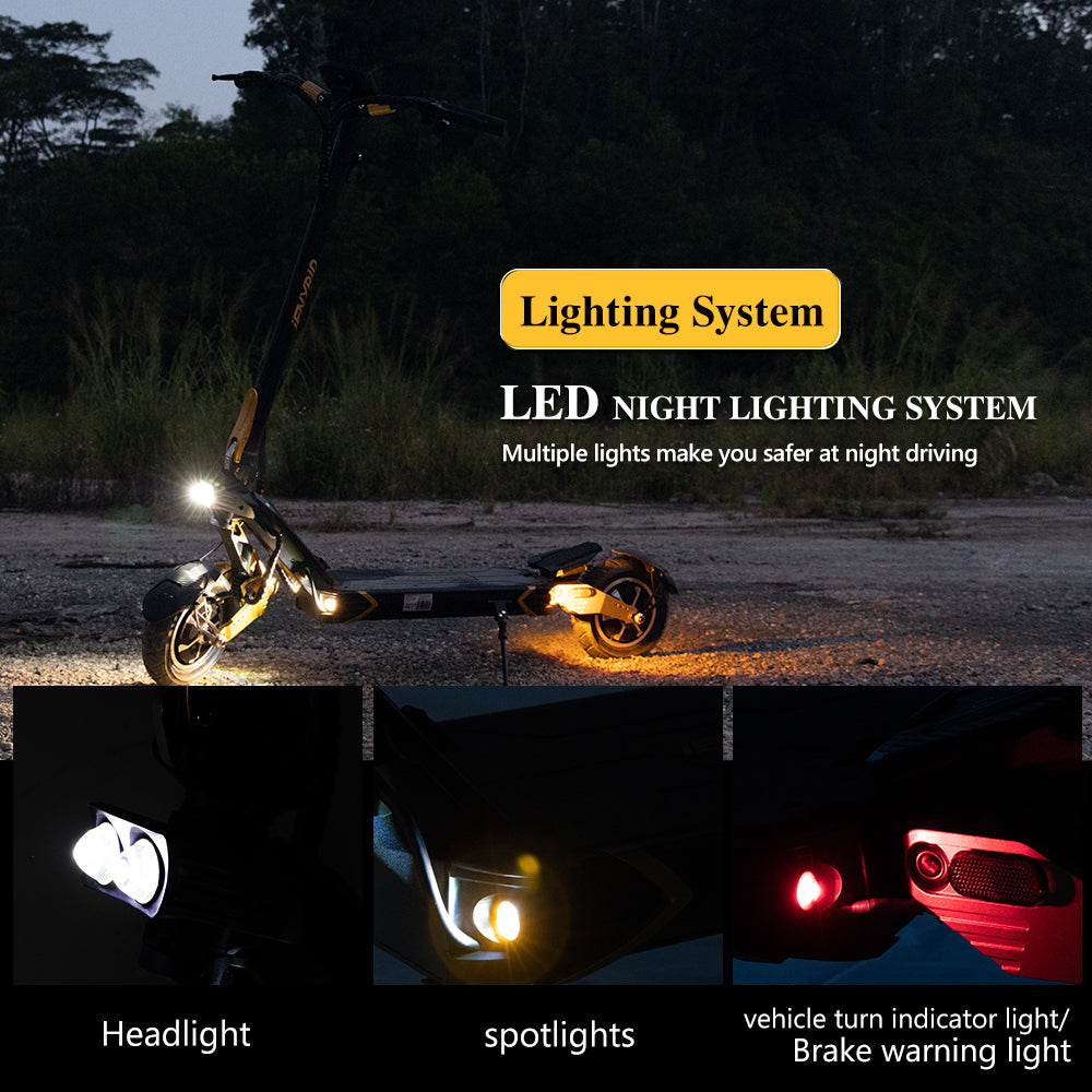 iENYRID ES30 2400W Dual motor electric scooter off road all terrain for adults with LED lighting system