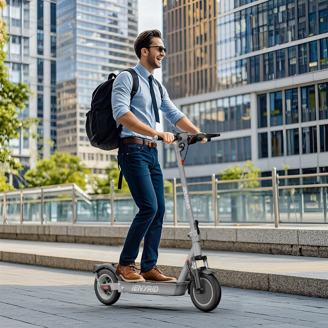 iENYRID M1 Commuter Electric Scooter for Adults & Teens, 500W Electric Scooter with 36V 12.5Ah Battery, Max Speed 21 Mph, 15-21 Miles Distance, Max Load 265 Lbs