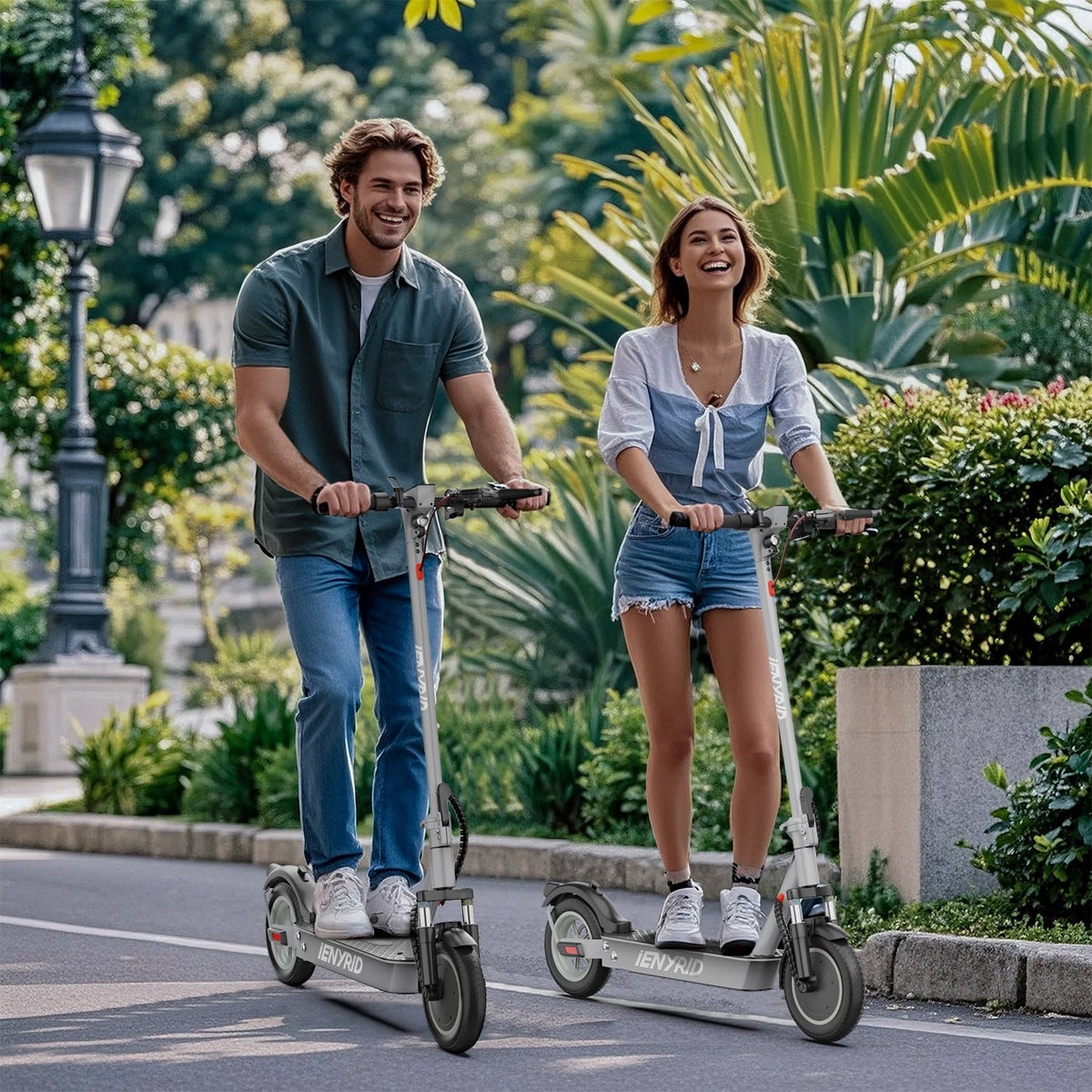 iENYRID M1 Commuter Electric Scooter for Adults & Teens, 500W Electric Scooter with 36V 12.5Ah Battery, Max Speed 21 Mph, 15-21 Miles Distance, Max Load 265 Lbs