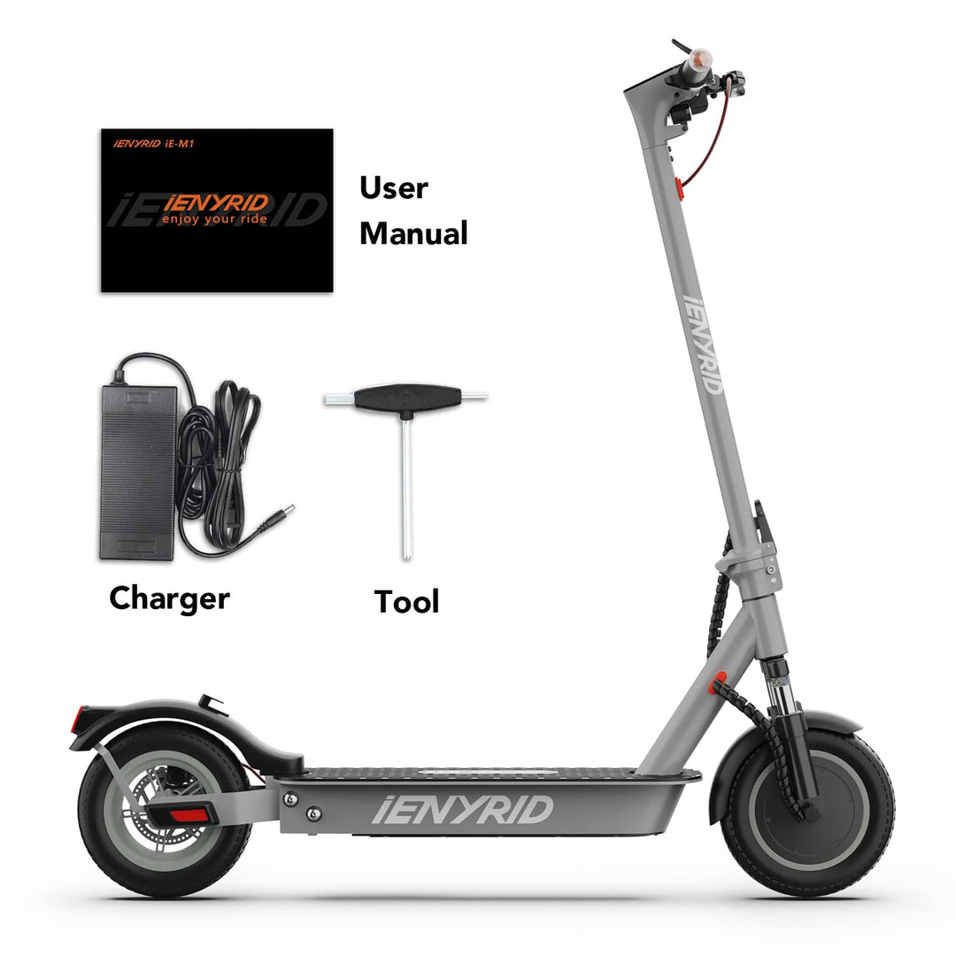 iENYRID M1 Commuter Electric Scooter for Adults & Teens, 500W Electric Scooter with 36V 12.5Ah Battery, Max Speed 21 Mph, 15-21 Miles Distance, Max Load 265 Lbs