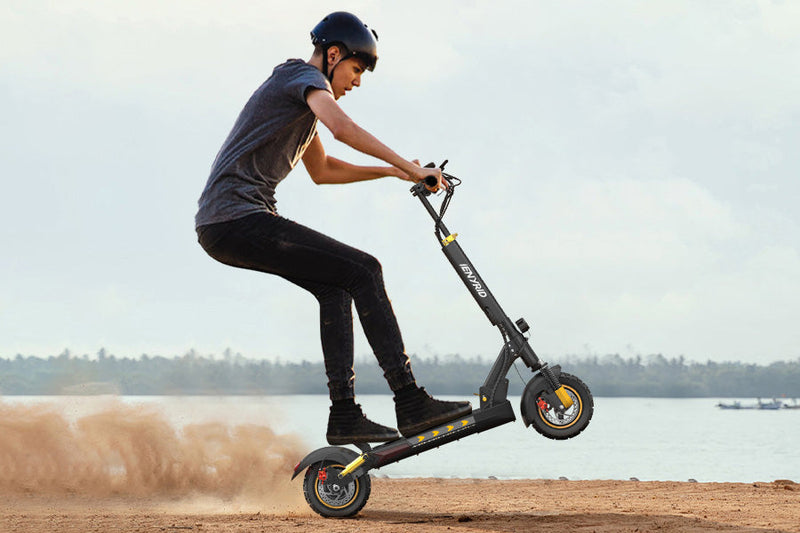 iENYRID M4 Pro S+ 2024 Gold Electric Scooter with Seat, 800W Off Road E-Scooter, 48V Battery, Long Range 18.6 Miles, Max Speed 28 Mph, Payload 330Lbs