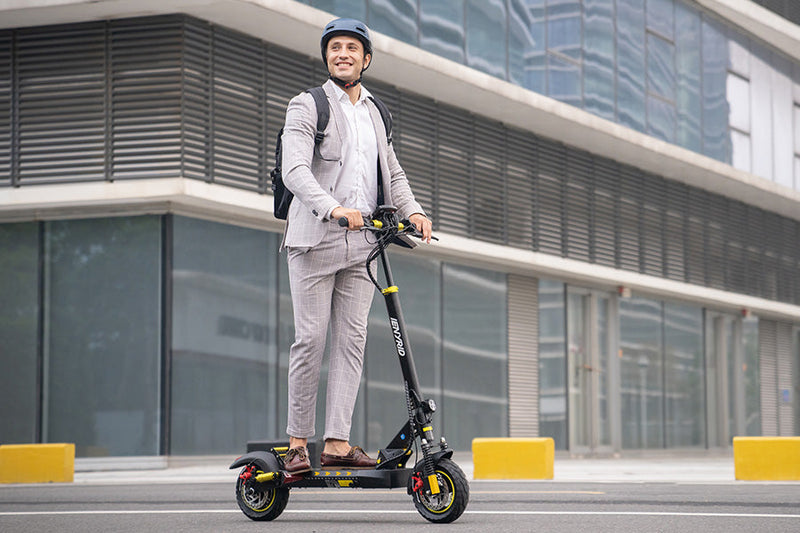 iENYRID M4 Pro S+ 2024 Gold Electric Scooter with Seat, 800W Off Road E-Scooter, 48V Battery, Long Range 18.6 Miles, Max Speed 28 Mph, Payload 330Lbs