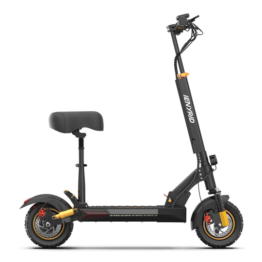 iENYRID M4 Pro S+ 2024 Gold Electric Scooter with Seat, 800W Off Road E-Scooter, 48V Battery, Long Range 18.6 Miles, Max Speed 28 Mph, Payload 330Lbs