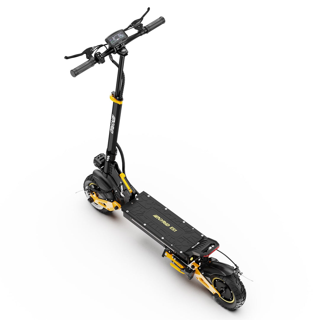 iENYRID ES1  Dual Motor Off-Road Electric Scooter for Adults: Dual 1200W Motors, 48V 20.8AH Battery, 37 mph Speed, 31-37 Miles Range, 265 lbs Load.