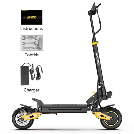 iENYRID ES1  Dual Motor Off-Road Electric Scooter for Adults: Dual 1200W Motors, 48V 20.8AH Battery, 37 mph Speed, 31-37 Miles Range, 265 lbs Load.