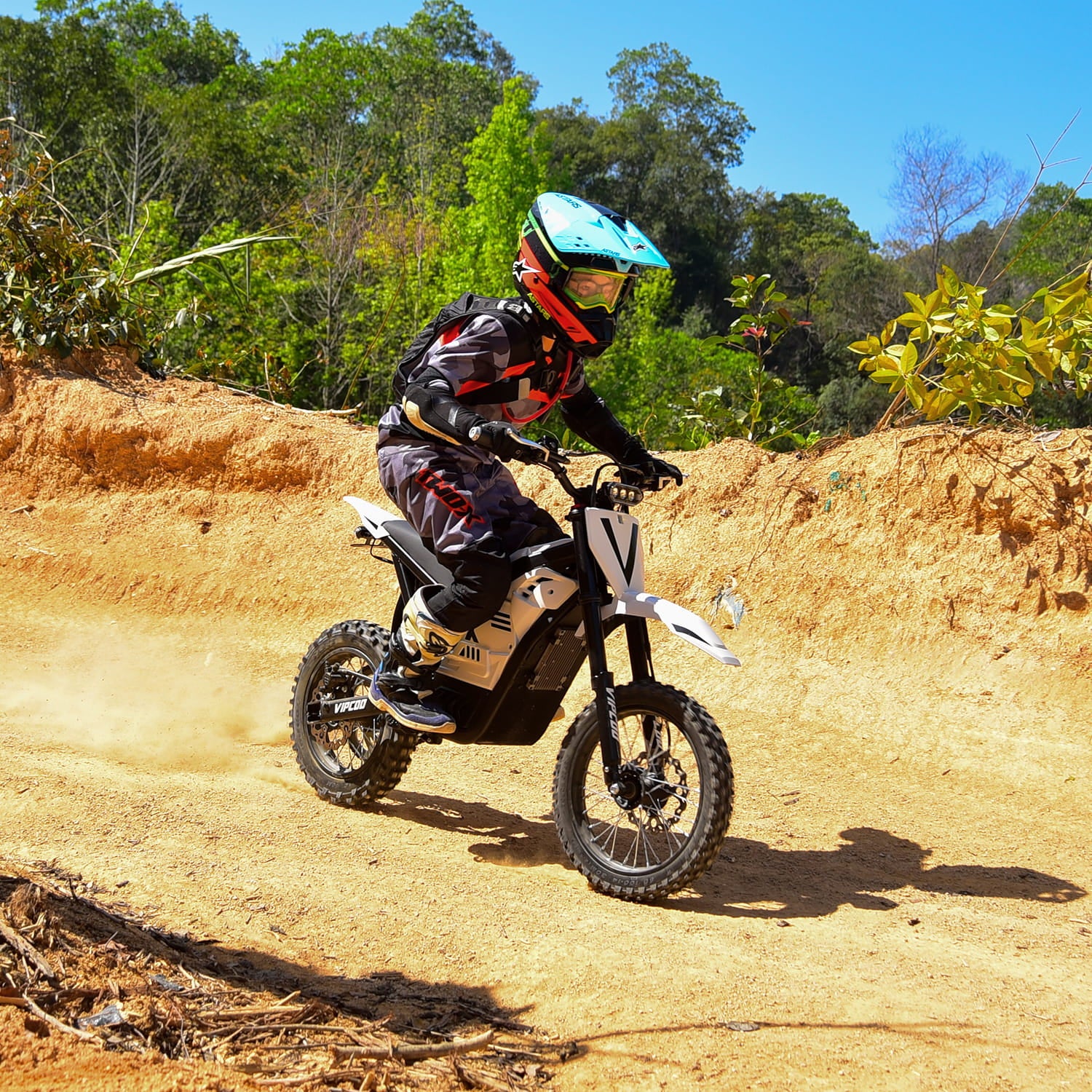 VIPCOO H2 3500W Electric Dirt Bike | 34-Mile Range, Off-Road