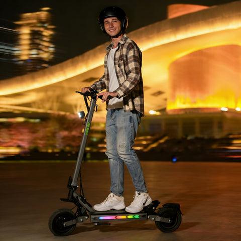 VIPCOO VS2 Pro 2000W Dual Motor Electric Scooter – 35 MPH, NFC Unlock, Foldable