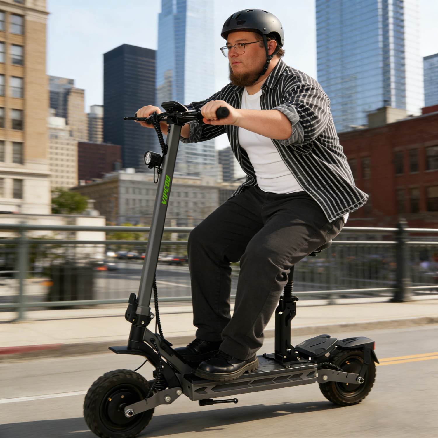 VIPCOO VS2 Pro 2000W Dual Motor Electric Scooter | 35 MPH NFC